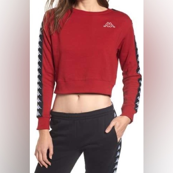 Kappa Authentic Cropped Logo Sweatshirt - Picture 5 of 6
